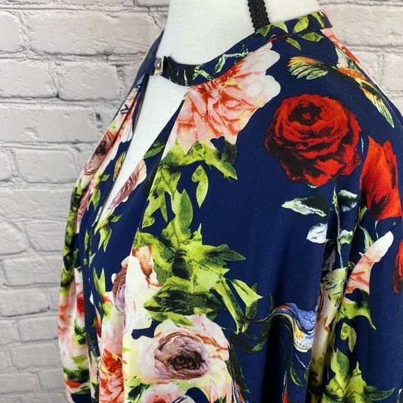 Umgee Boho Floral Peasant Dress size Medium - Picture 9 of 15